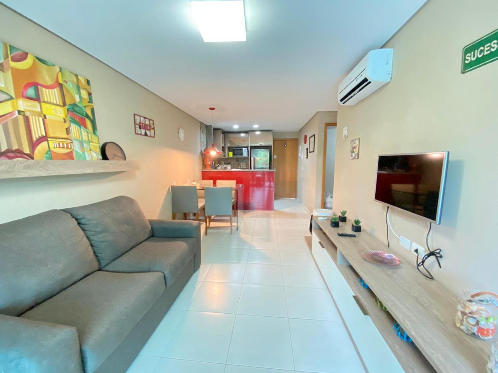 פראיה דוס קרניירוס Carneiros Beach Resort Apto 208A מראה חיצוני תמונה